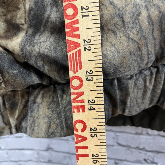 Browning Reversible Puffer Jacket Real Tree Camo/Olive Green Outdoor Full Zip - Picture 5 of 14